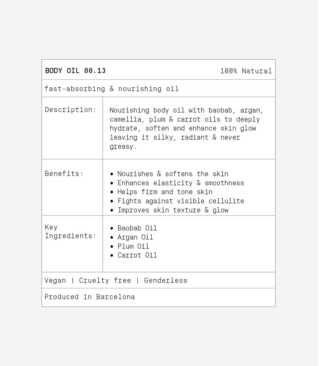 Body Oil 00.13